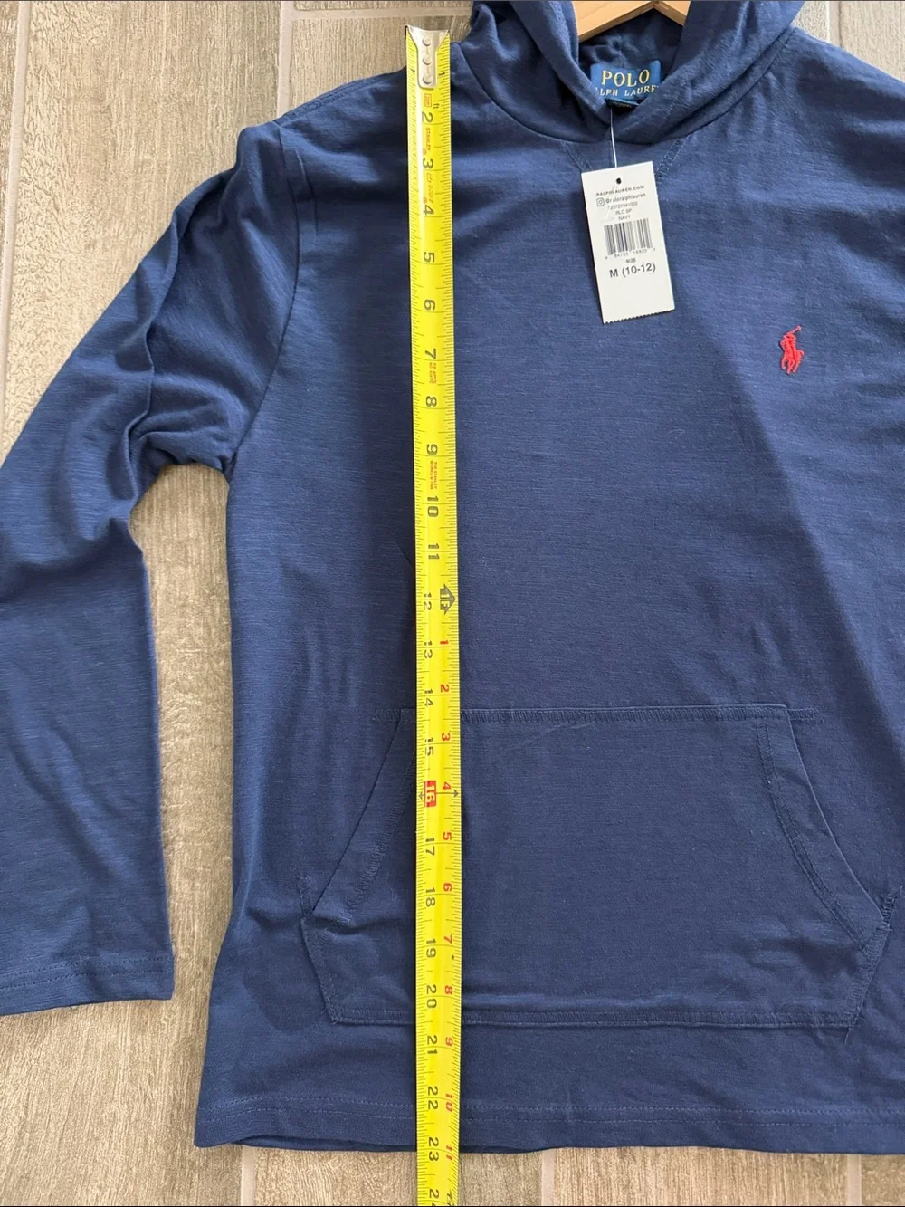 BNWT Polo by Ralph Lauren Boys size M 10-12 Navy hoodie